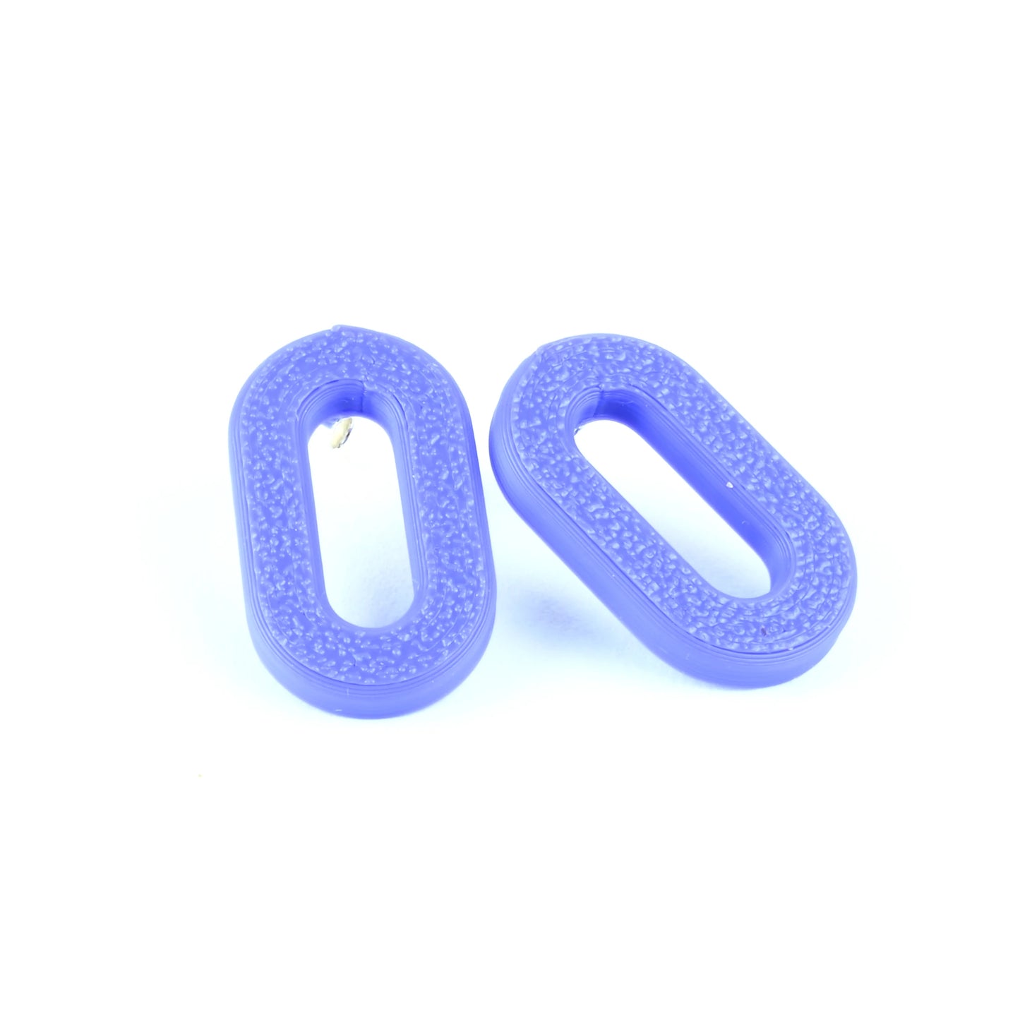 Open Oval Colourful Lightweight Earrings